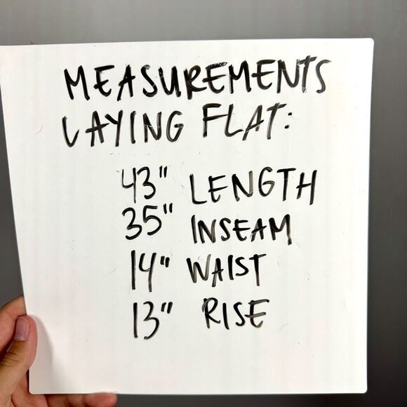 Spanx Women’s Size Large Tall AirEssentials Navy Blue Striped White Pants - Picture 14 of 16